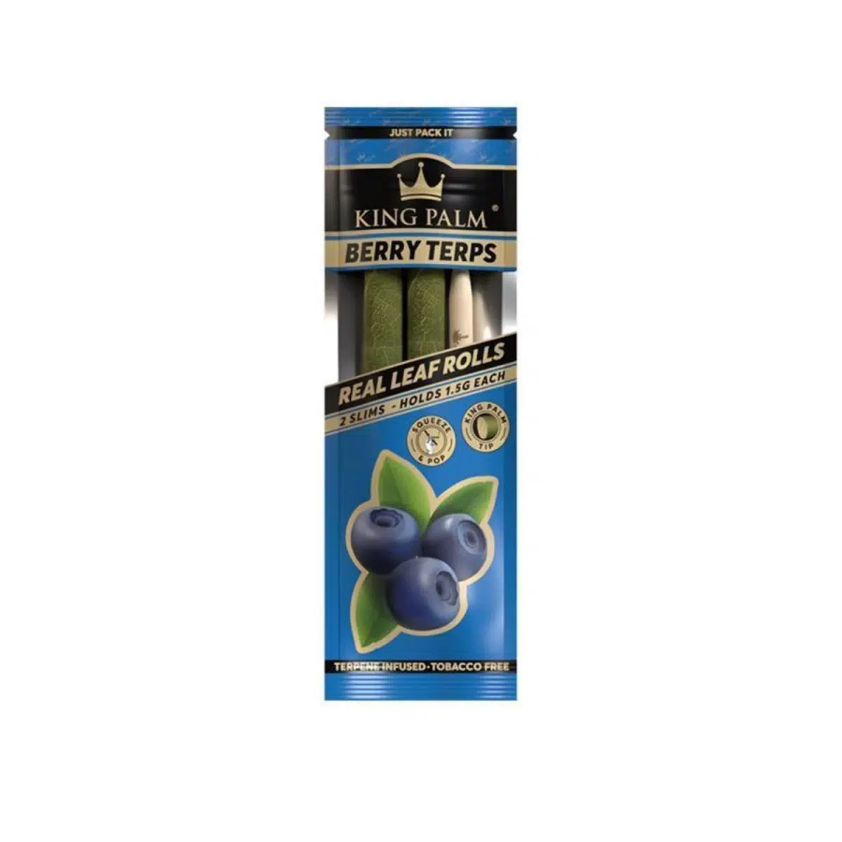 King Palm 2 Slim Rolls Berry Terps (1