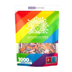 Medusafilters Aktivkohlefilter 6mm Mixed – 1000 Stück