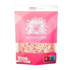 Medusafilters Aktivkohlefilter 6mm Rosé – 1000 Stück