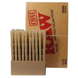 RAW Pre Rolled Cones 1 1/4 – 1000 Stück