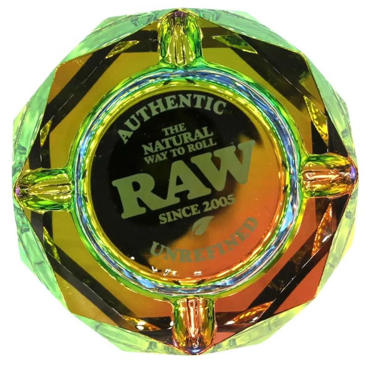 RAW Rainbow Glas Aschenbecher 2
