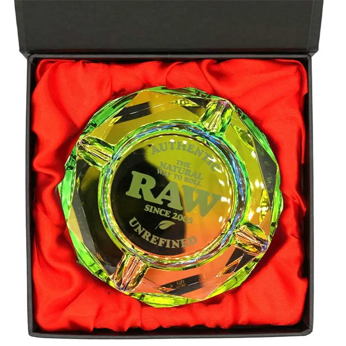 RAW Rainbow Glas Aschenbecher 3