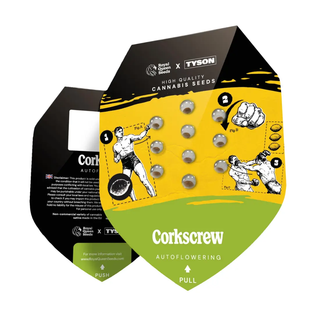 Royal Queen Seeds x Tyson Corkscrew Auto