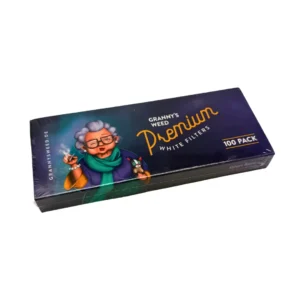 Granny´s Weed Aktivkohlefilter Premium 7mm weiß vegan, 100 Stück