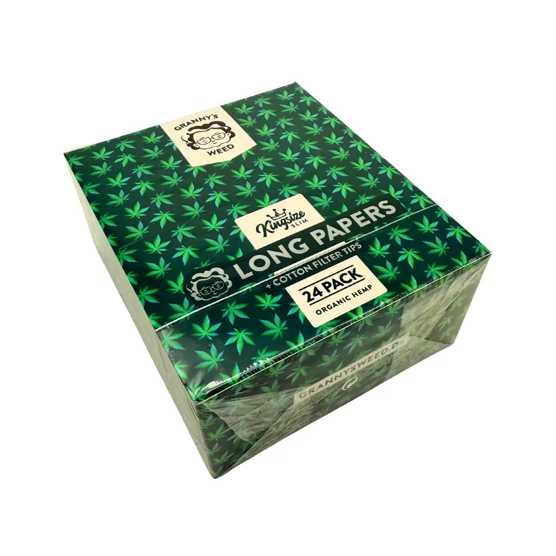Grannys Weed Organic Longpapers mit Filtertips Kingsize Slim