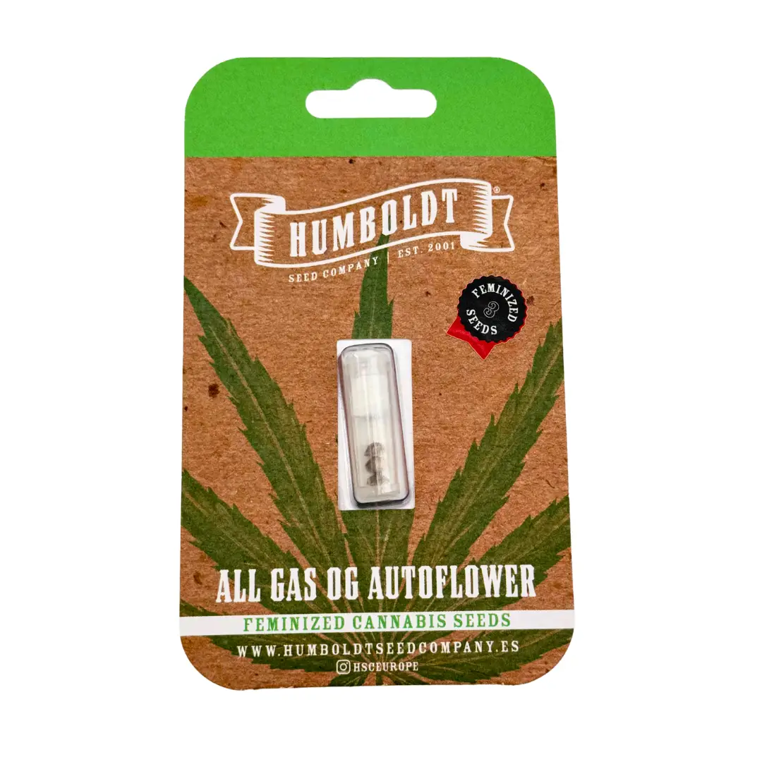 Humboldt Seed Co All Gas OG Auto Verpackung vorne