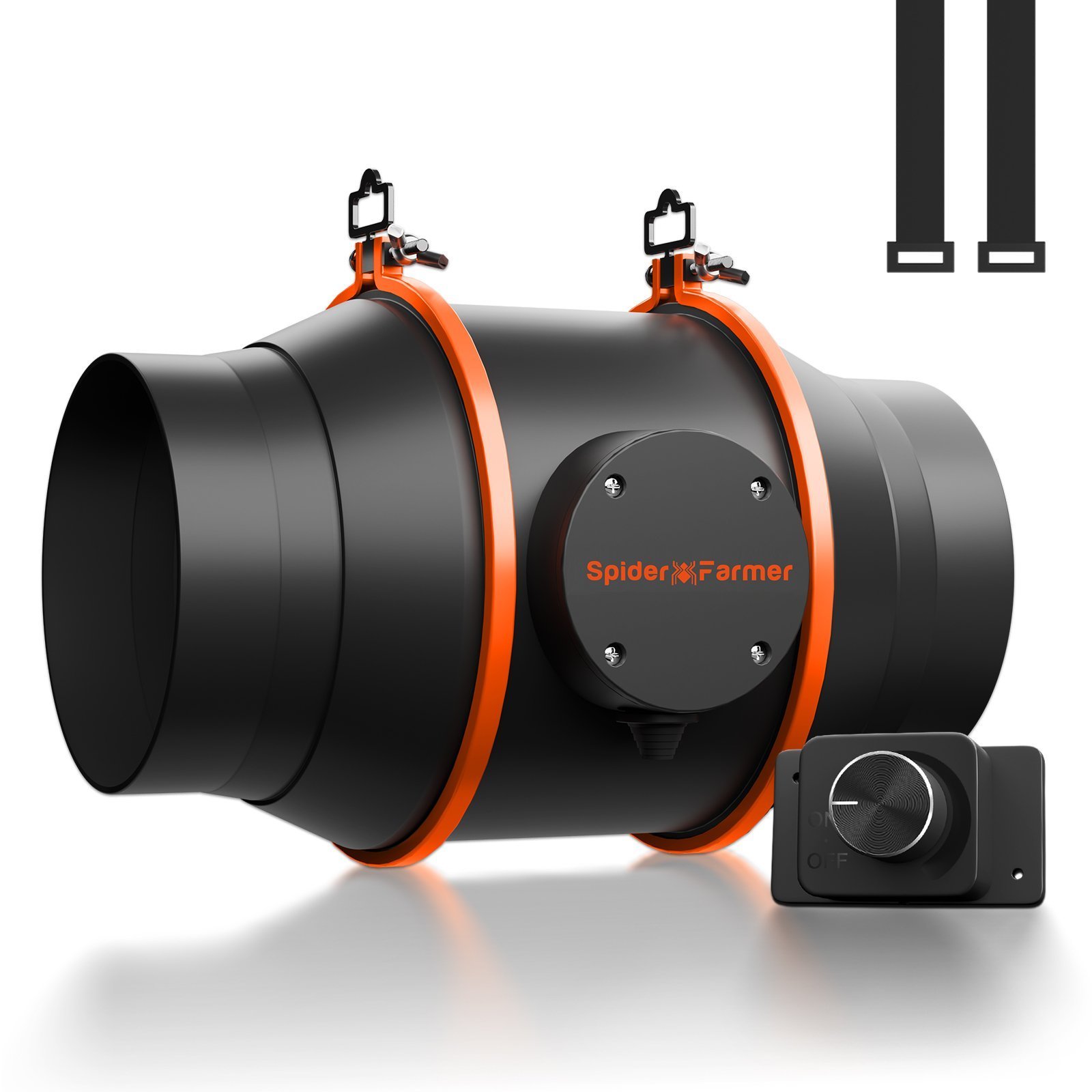 Spider Farmer 6 Zoll Inline Kanalventilator Abluftventilator 402CFM