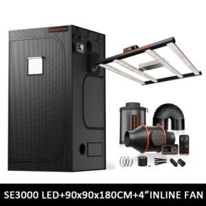 Spider Farmer SE3000 90x90x180 cm Growzelt-Kit