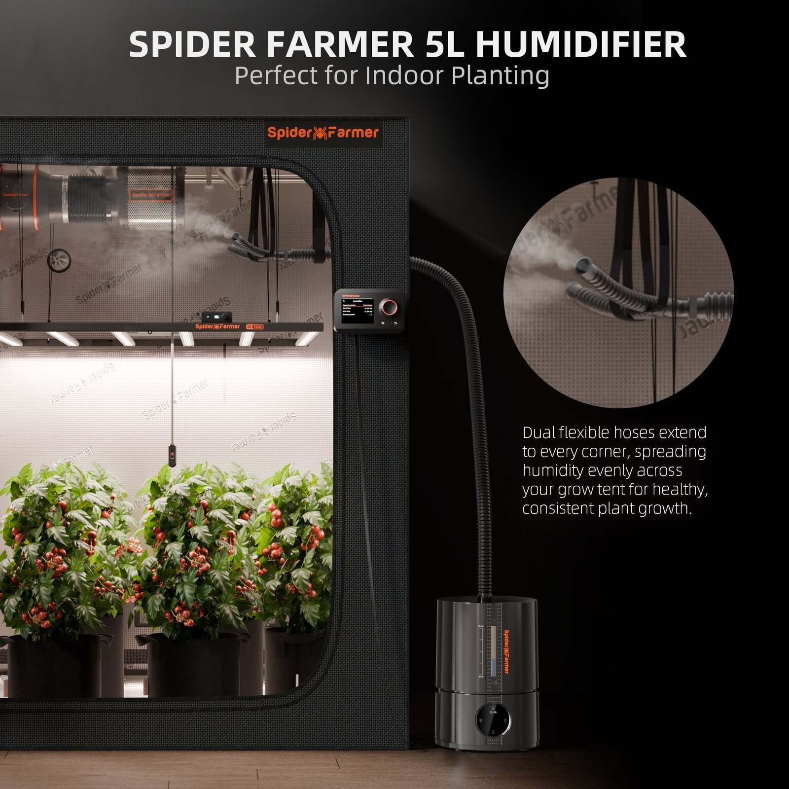 Spider Farmer Luftbefeuchter 5L Cool Mist 6