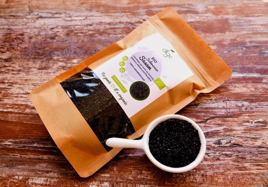 Alge Schwarzer Sesam Bio Rohkost