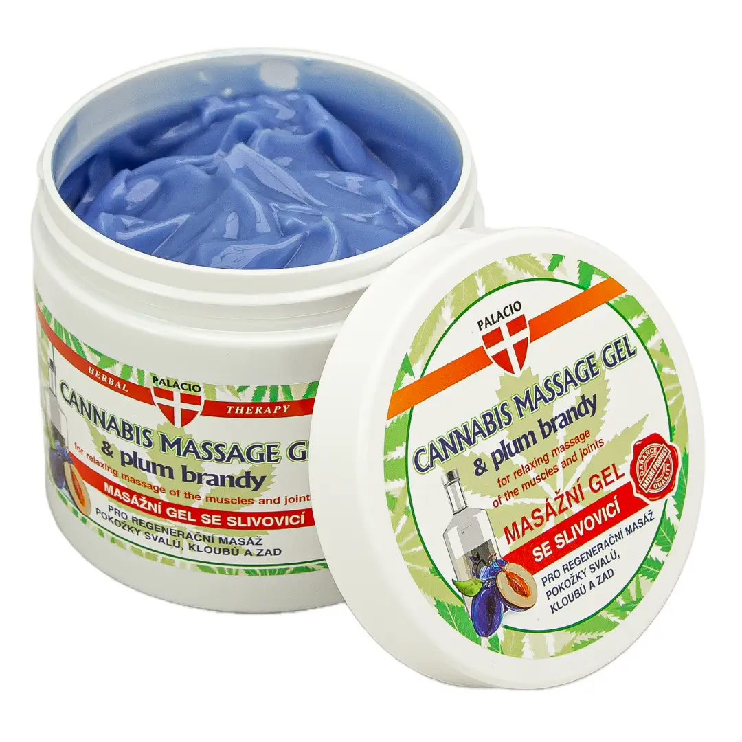 PALACIO Hanf Massagegel mit Pflaumen Brandy 600 ml 2