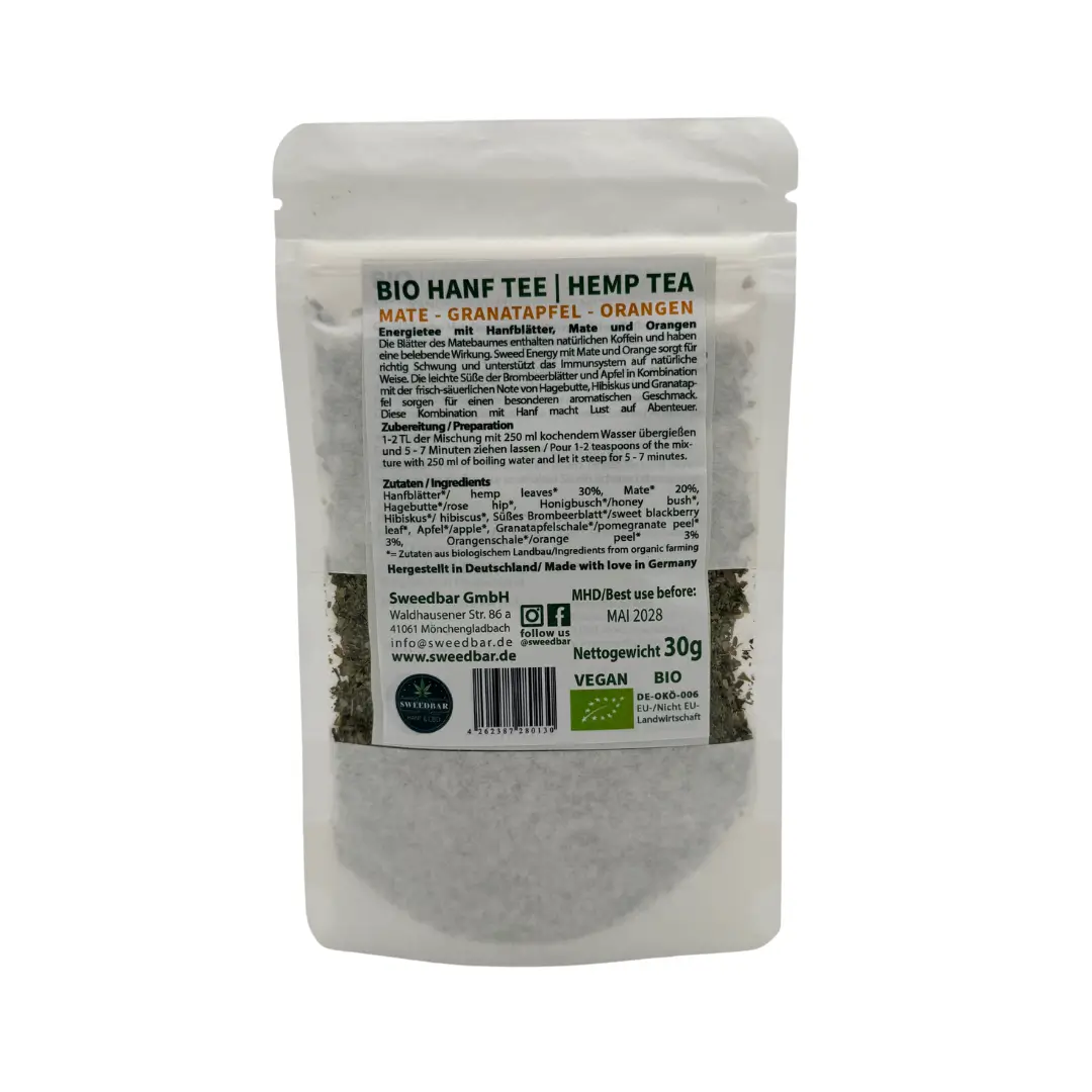 Sweedbar Sweed Energy Hanf Tee hinten