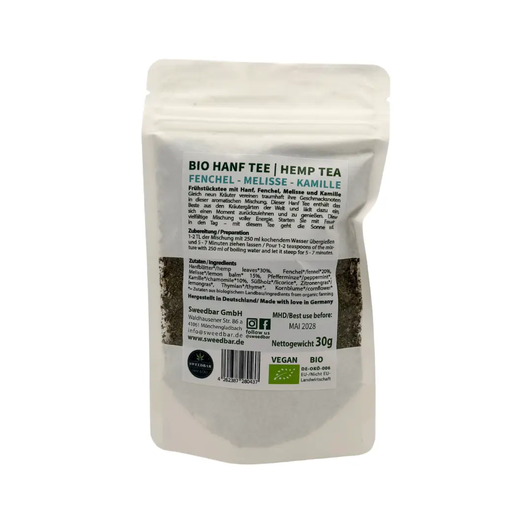 Sweedbar Sweed Morning Hanf Tee hinten