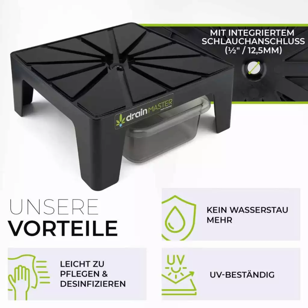 drainmaster abtropfstaender mit untersetzer 10