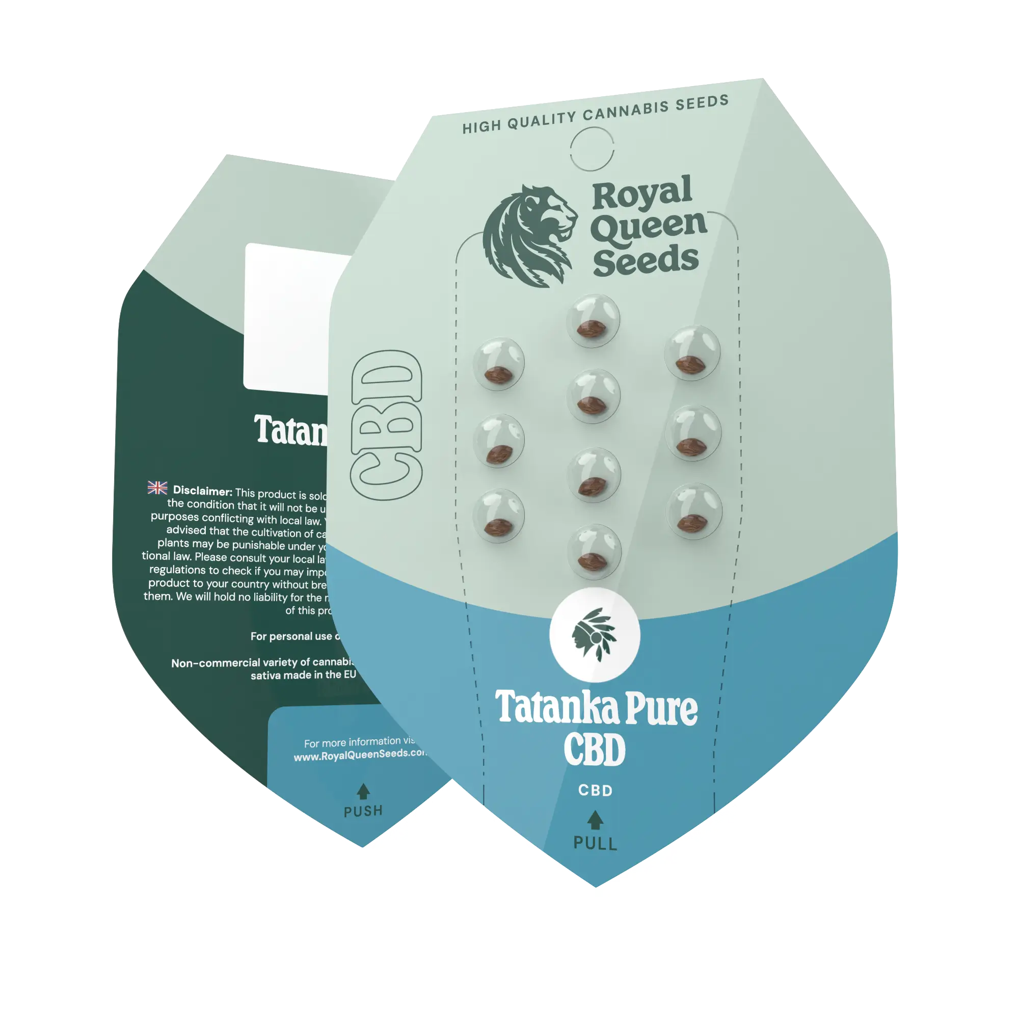 Royal Queen Seeds Tatanka Pure CBD 3er Packung