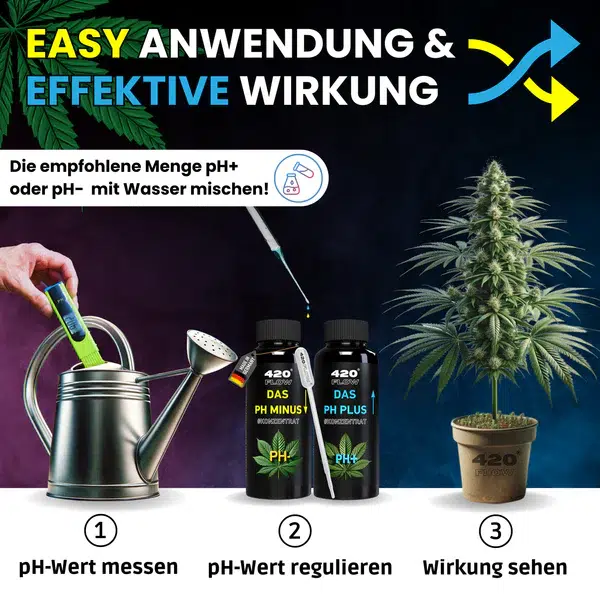 420flow Das pH Minus & pH Plus Konzentrat Set 10