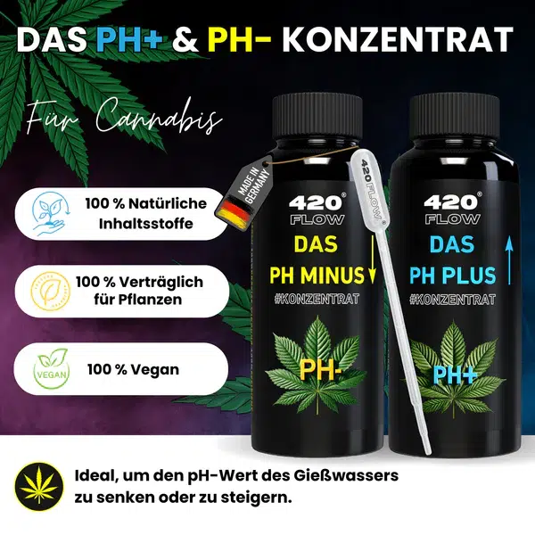 420flow Das pH Minus & pH Plus Konzentrat Set 8