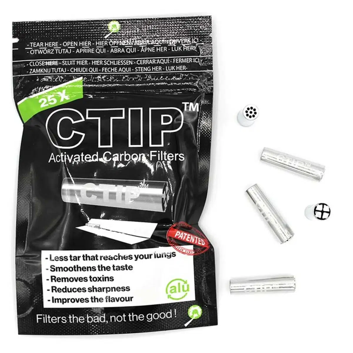 CTIP Aktivkohlefilter konisch Ø 6 7mm – 25 Stück 3