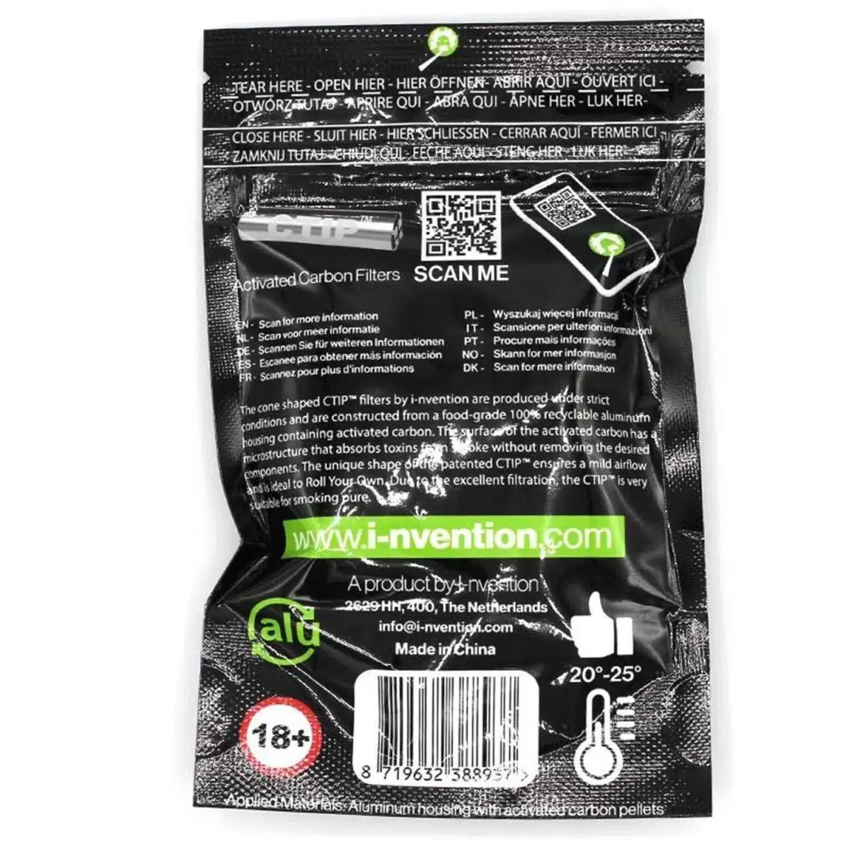CTIP Aktivkohlefilter konisch Ø 6 7mm – 25 Stück 4