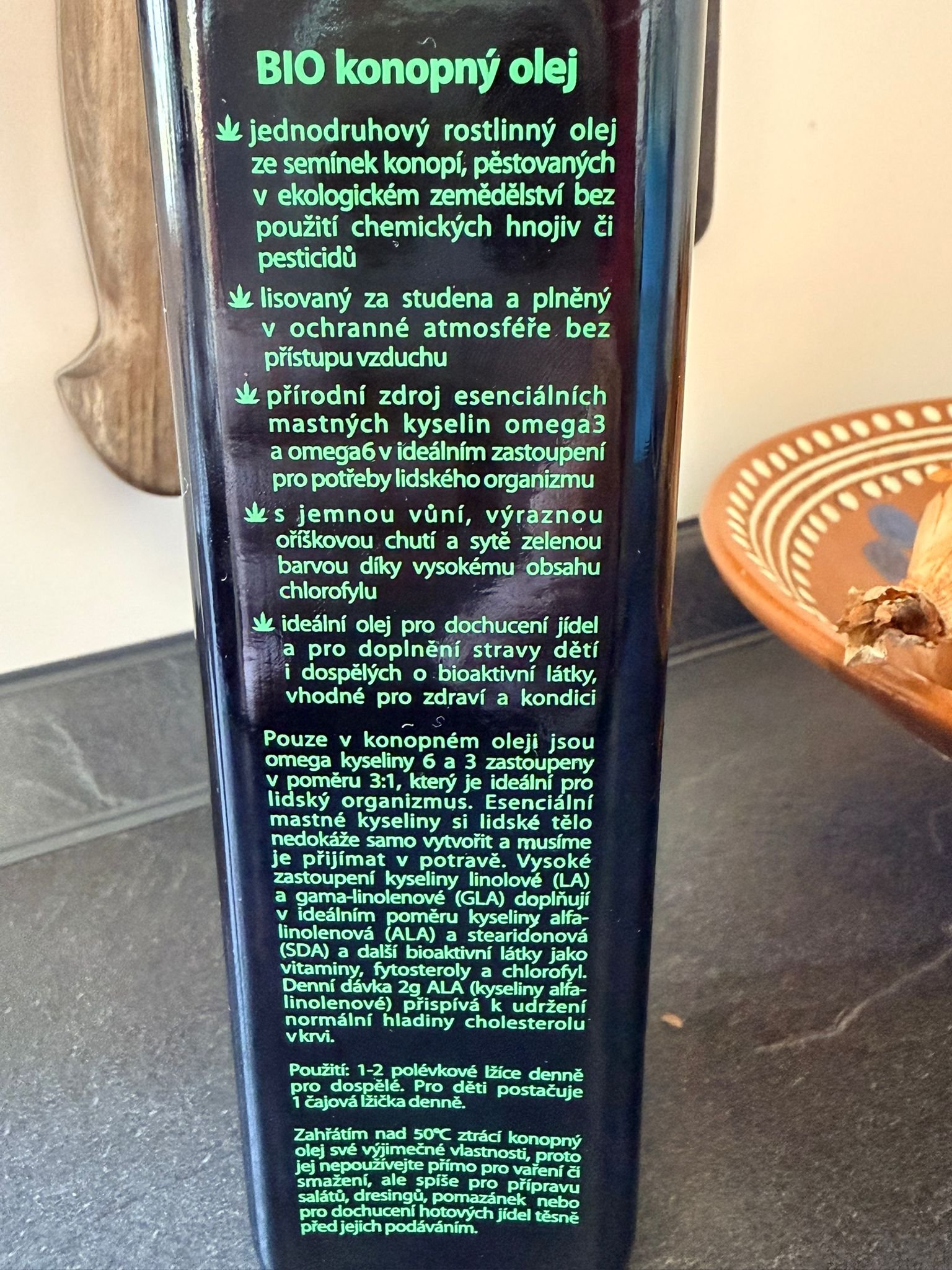 CannaVita Bio Hanfsamenöl kaltgepresst, 250 ml – Bild 3