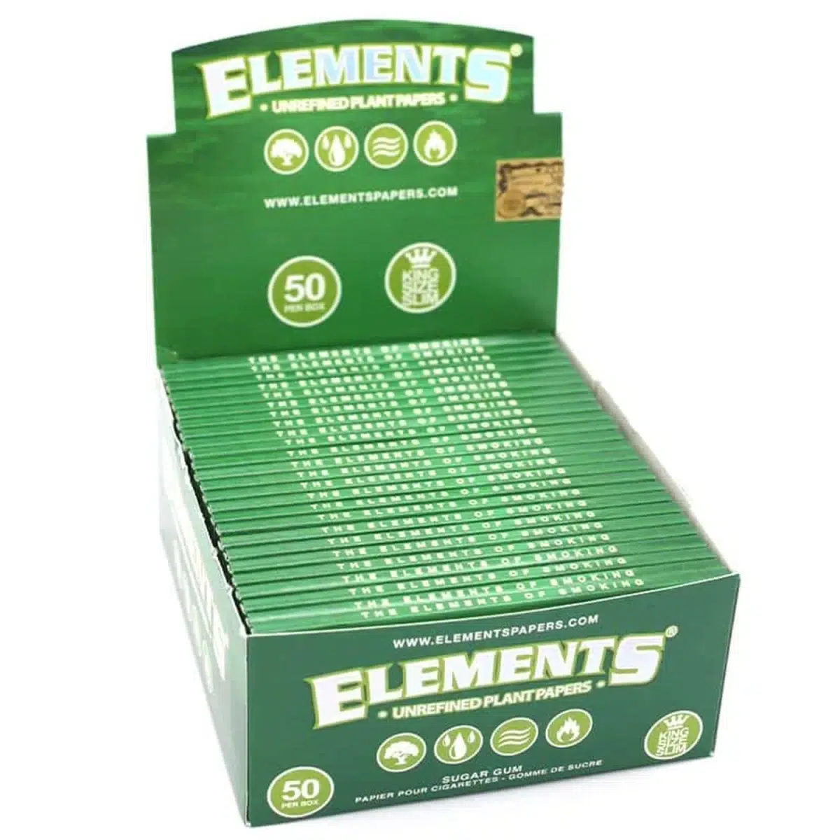 Elements Green King Size Slim – Bild 4