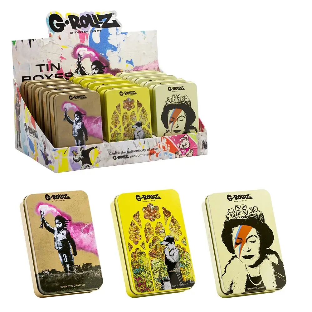 G Rollz Banksys Graffiti Aufbewahrungsbox 13.5x8.5x3 cm