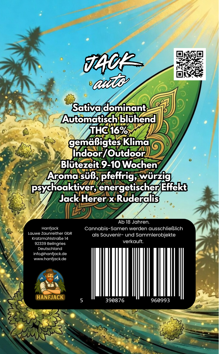 Hanfjack Seeds Jack Auto - 3 Seeds – Bild 2