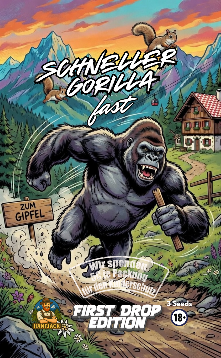 Hanfjack Seeds Schneller Gorilla - 3 Seeds