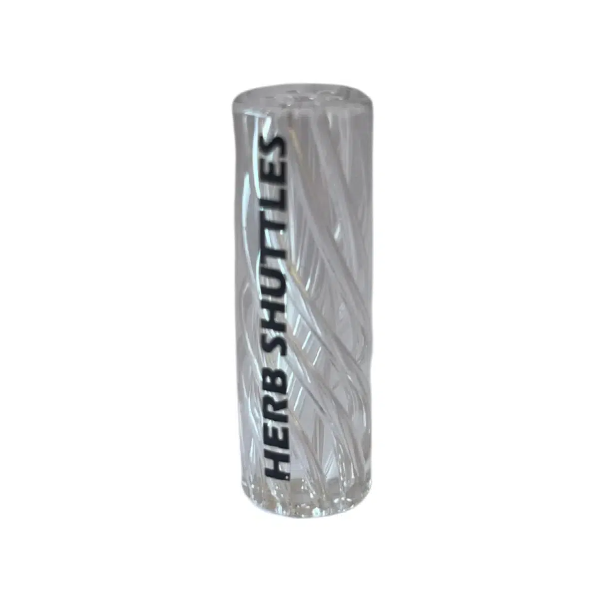Herb Shuttles Glas Tip Spiral 10mm Clear 2