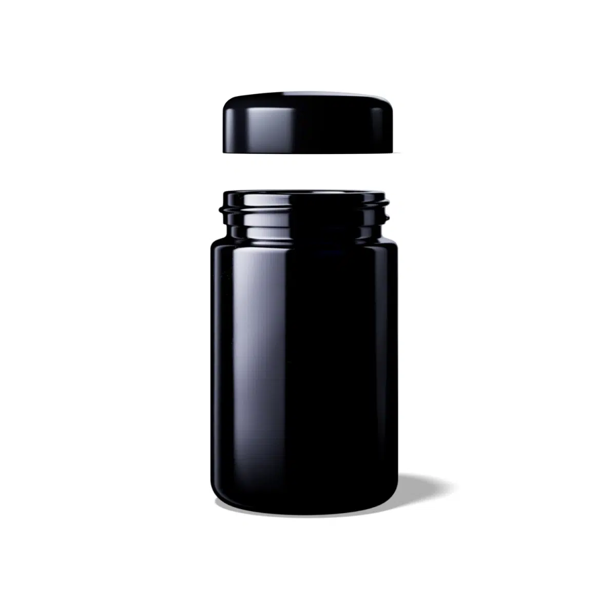 Miron Violettglas 100ml Weithalsglas Saturn mit Deckel