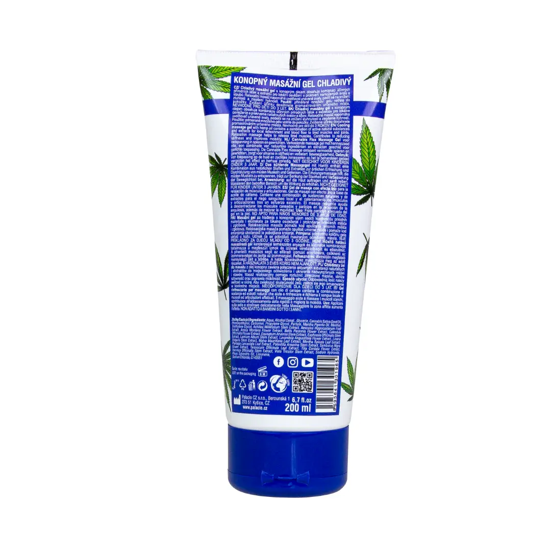 Palacio Cannacool kühlendes Massagegel 200ml Tube 5