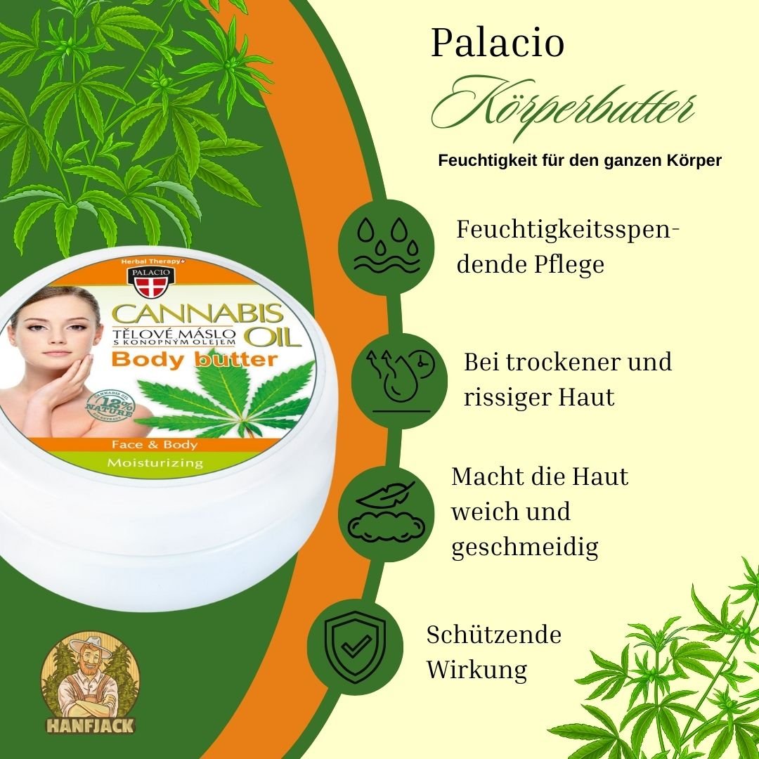 Palacio Koerperbutter Hanfjack
