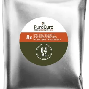 PuroCuro Hanf-CBD-Pflaster, 2048 mg Hanfextrakt, 32 Stk