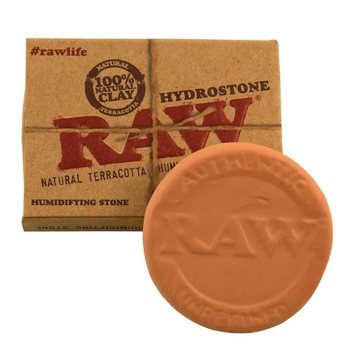 RAW Hydrostone Tabakbefeuchter Stein Natural Terracotta 2