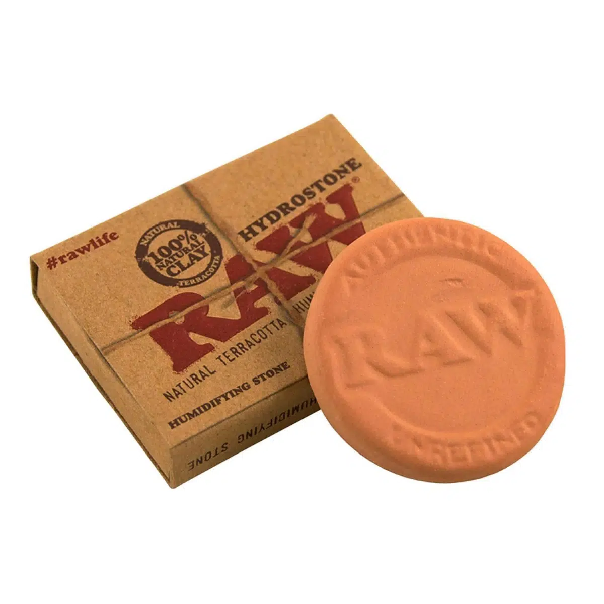 RAW Hydrostone Tabakbefeuchter Stein Natural Terracotta 3