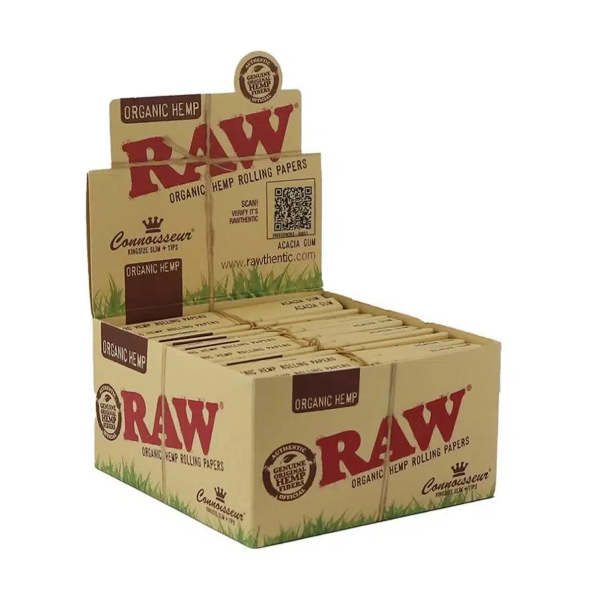 RAW Organic Connoisseur Papers King Size Slim 32 Blatt Tips