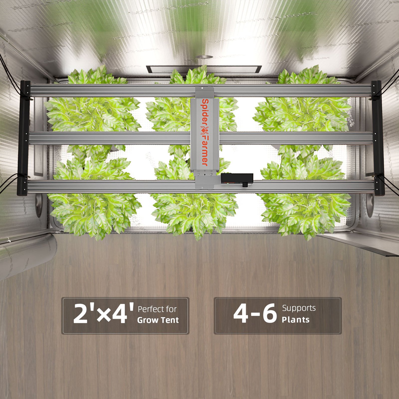 Spider Farmer 140x70x200cm Growbox Set G4500 5