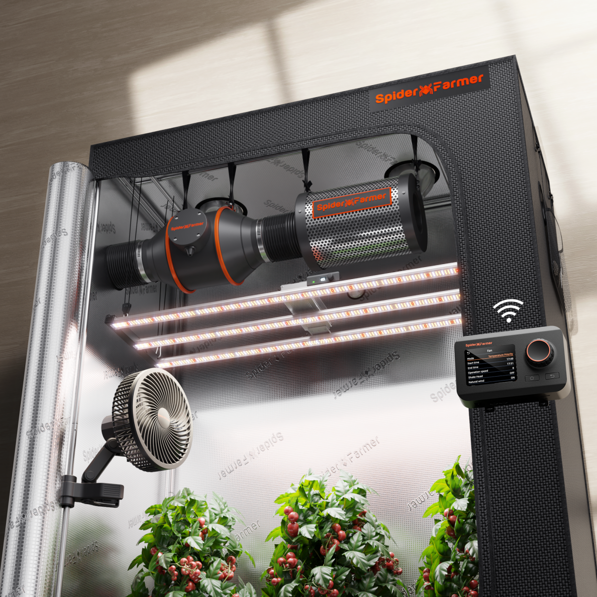 Spider Farmer 140x70x200cm Growbox Set G4500
