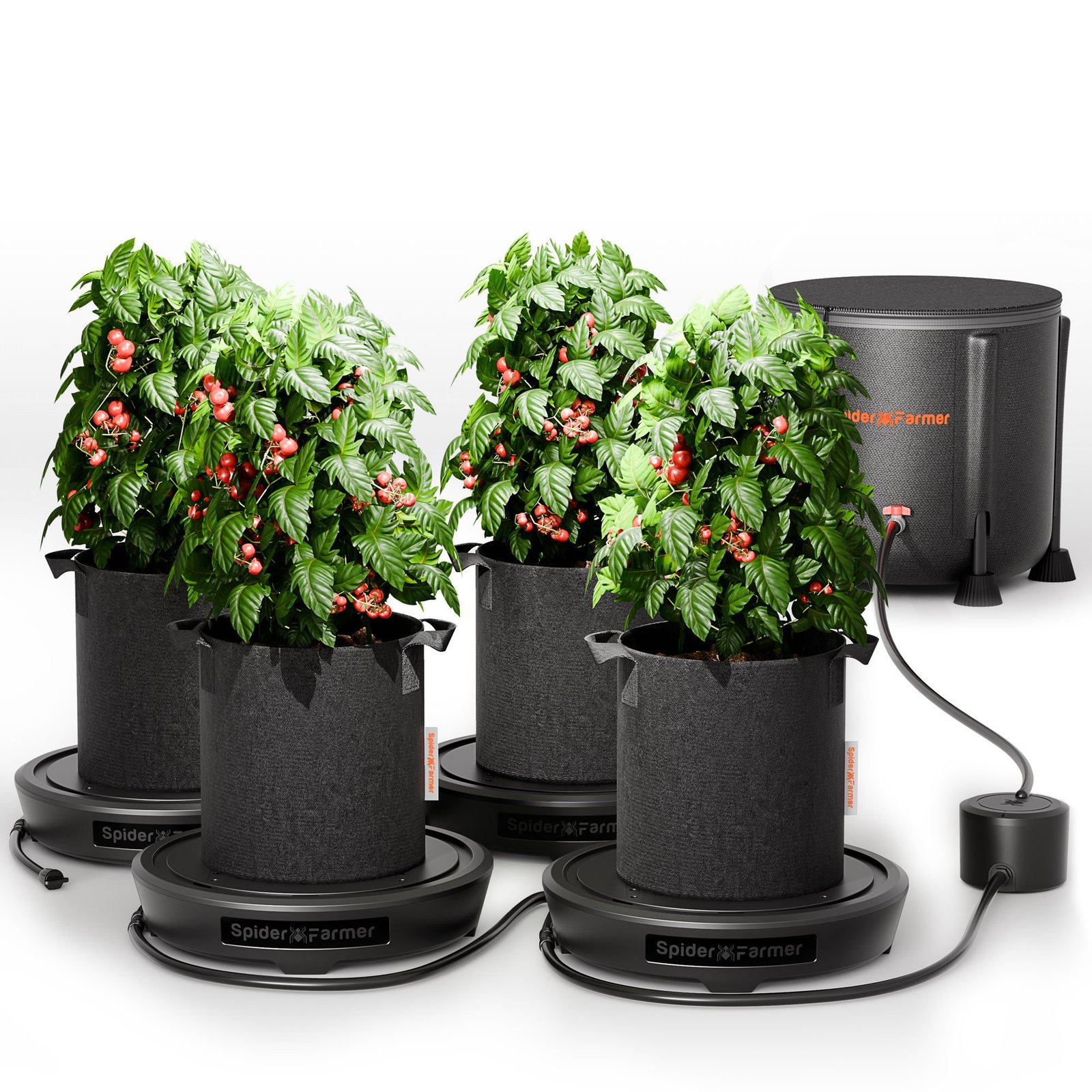 Spider Farmer 2 in 1 Smart Bewässerungsset 4 Töpfe
