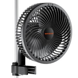 Spider Farmer 6-Zoll Clip-Ventilator 9W (EU-Stecker)