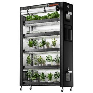 Spider Farmer 6-stufiger Pflanzenständer mit Wachstumslichtern 220 W