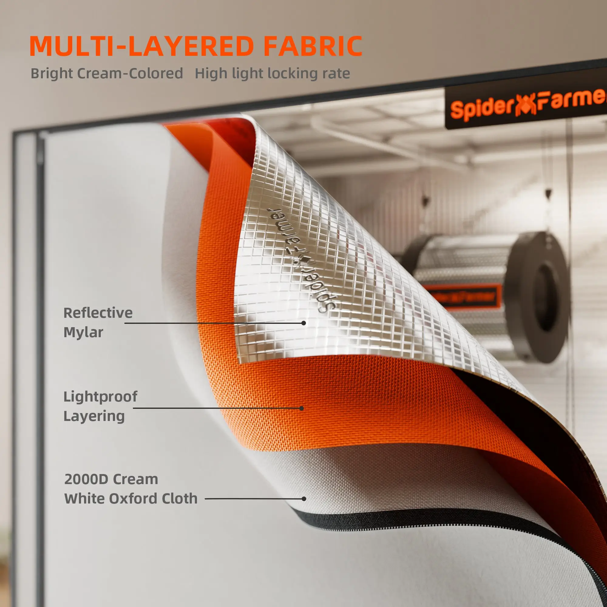 Spider Farmer Pro Grow Box 60x60x180 cm 2