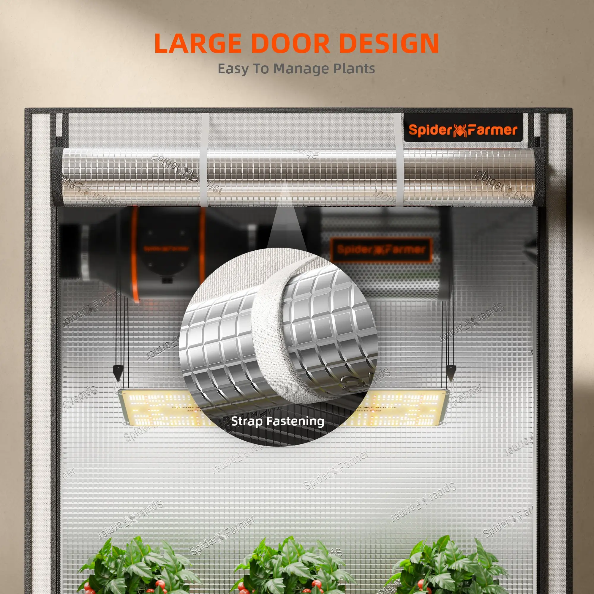 Spider Farmer Pro Grow Box 60x60x180 cm 5