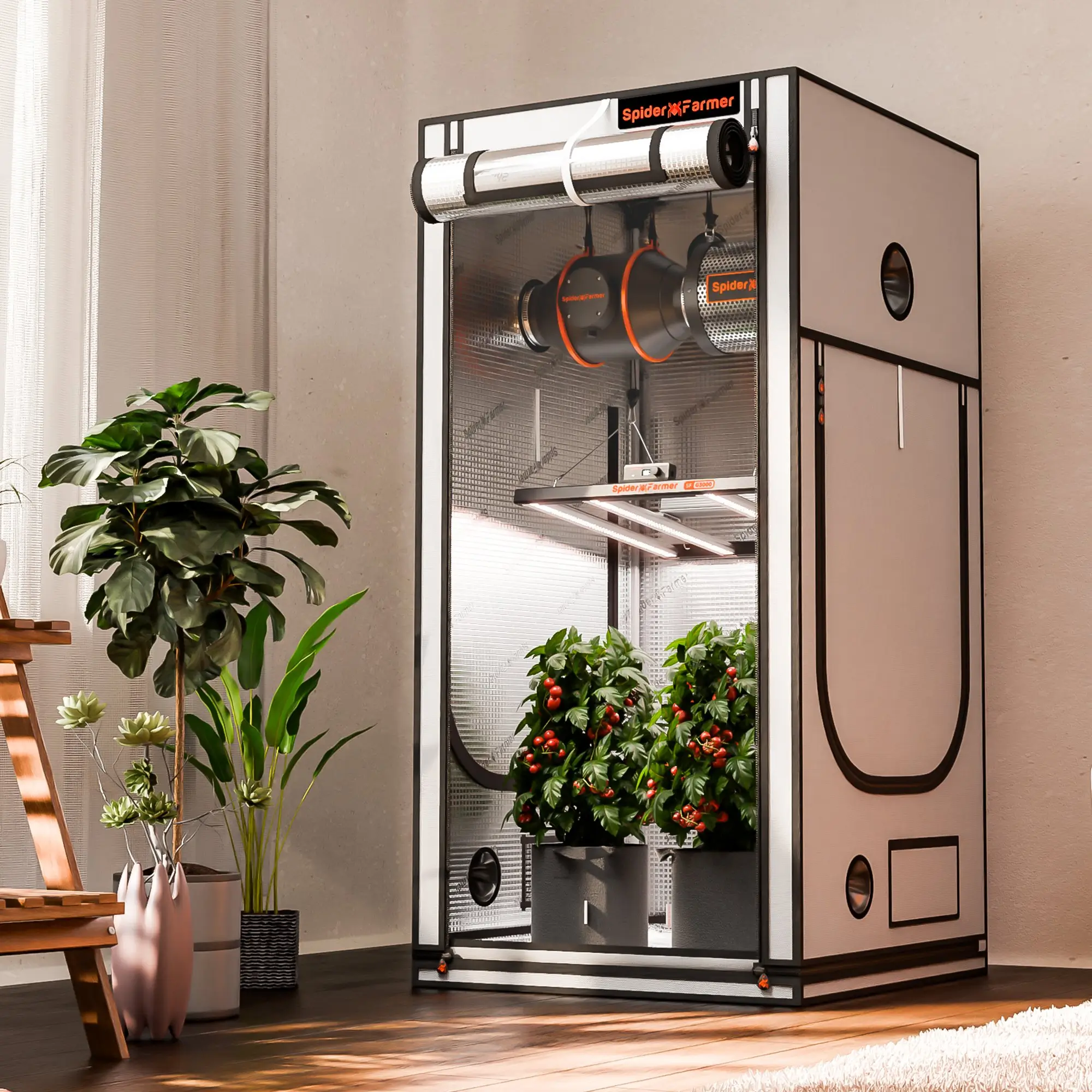 Spider Farmer Pro Grow Box 60x60x180 cm 8