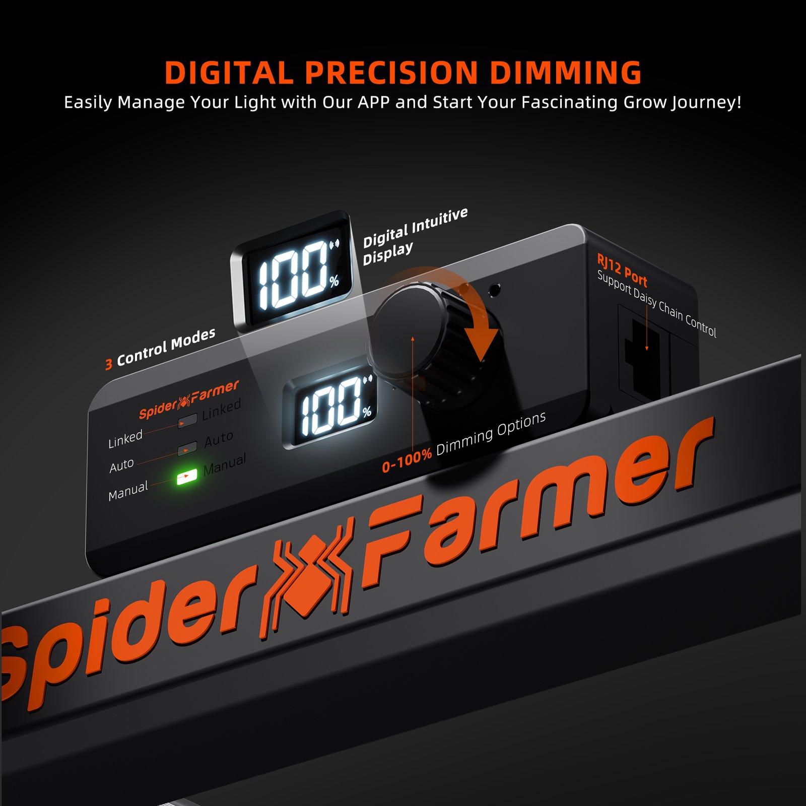 Spider Farmer SE-1500 150W LED Growlampe mit WLAN & Bluetooth (2026) – Bild 2