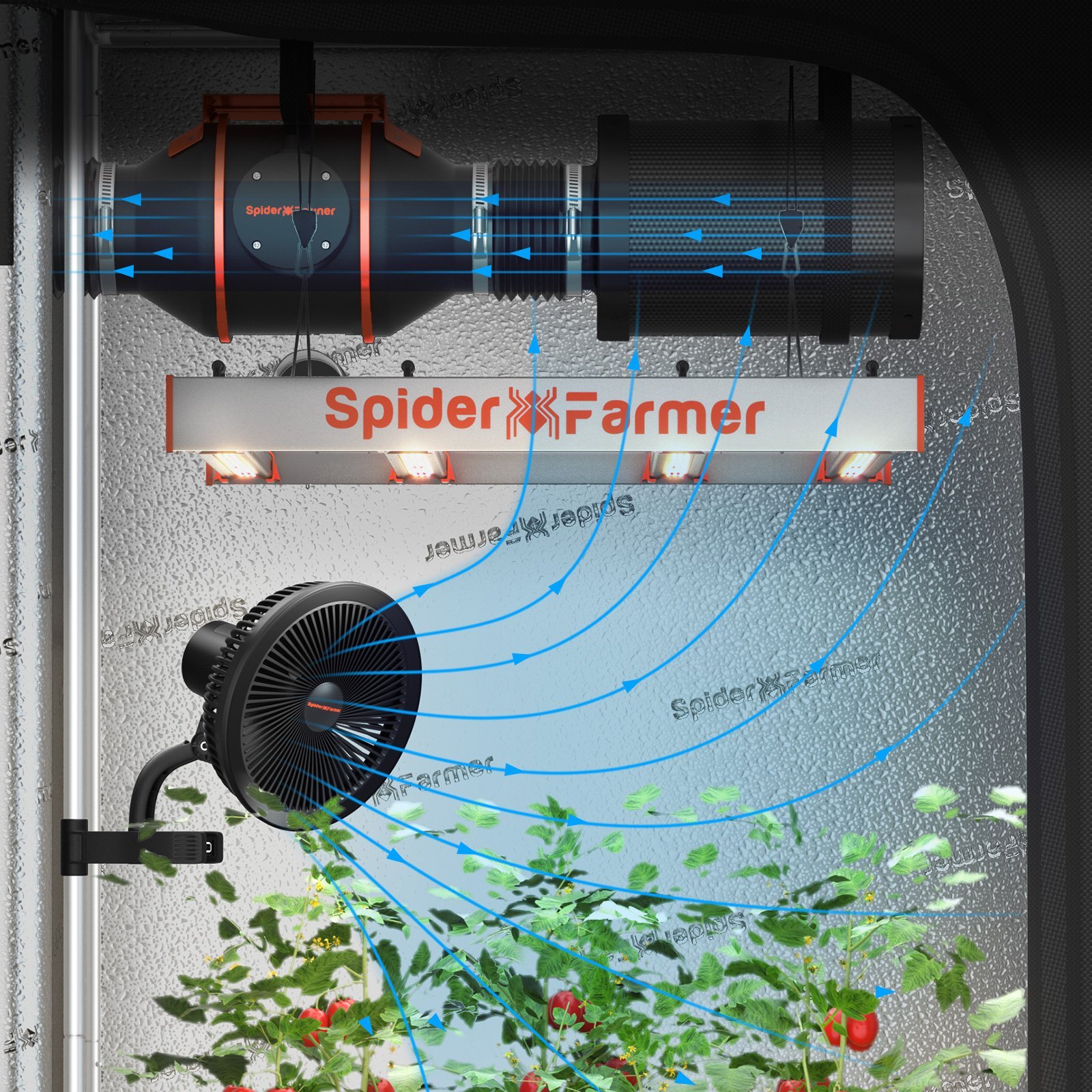 Spider Farmer SF4000 Growzelt Set 2