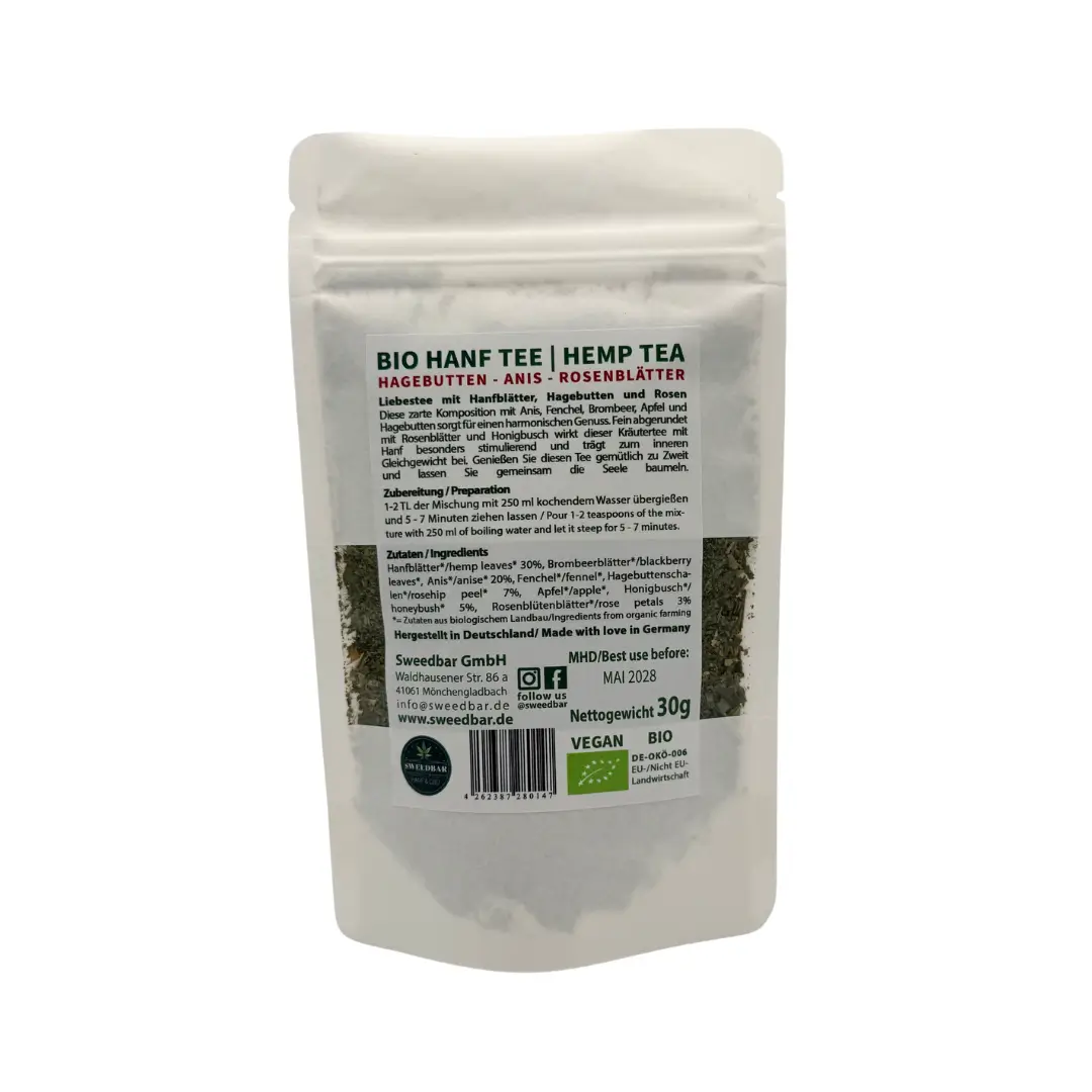Sweedbar Sweed Love Hanf Tee hinten