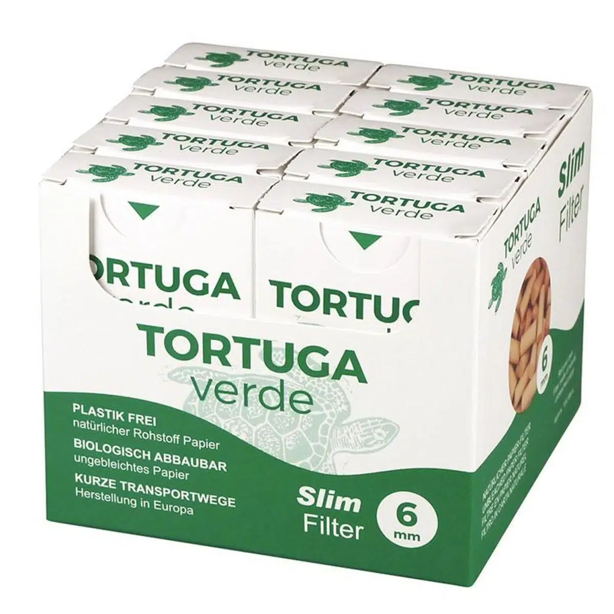 Tortuga verde Drehfilter Slim 6 mm ca. 104 Filter 3