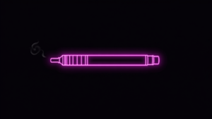 Neon-Vaporizer-Pen mit Dampf – Vaporizer für Einsteiger