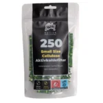 Kailar Aktivkohlefilter Cellulose Slim 6mm Grün (250 Stück)